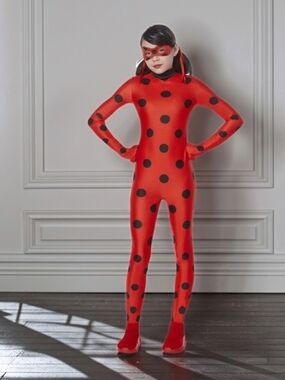 Inspirit Skin Care Miraculous Ladybug Girl's Dress Costume Halloween Sz XS (4-5)